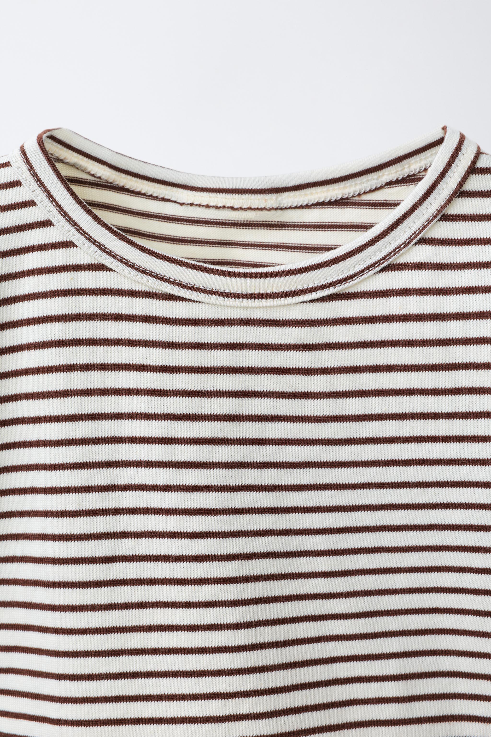 T-SHIRT RAYURES TISSÉES SOFT
